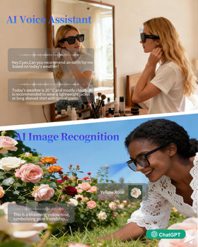 Nllosa smart glasses lenses with UV and blue-light protection