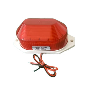 Nmifoan front view strobe siren showing red lens and horn for instant alerting