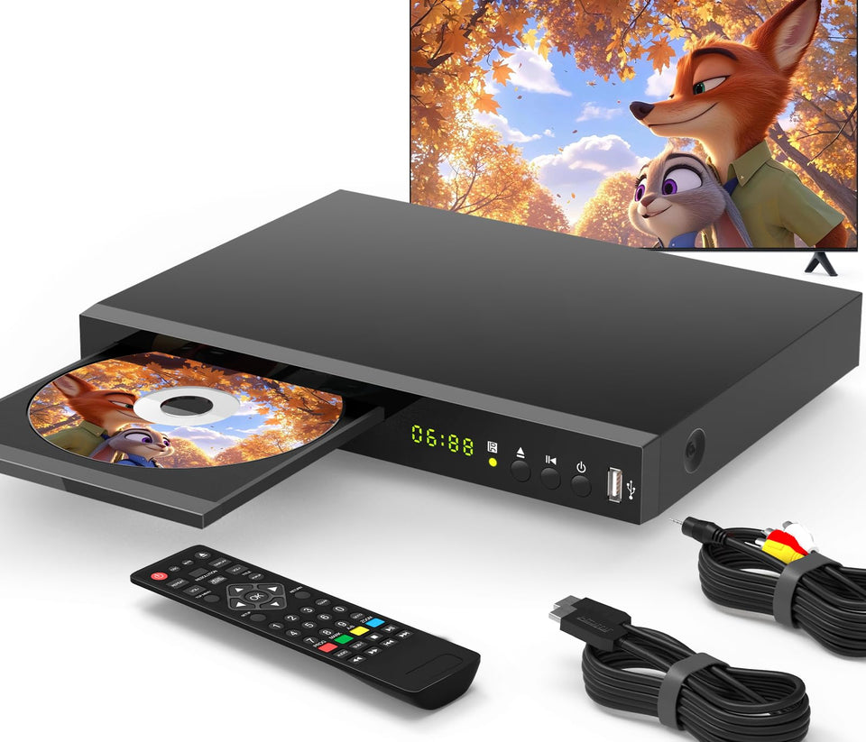 N Nutromo Blu-ray Player front view for dependable home theater playback.
