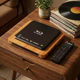 N NUTROMO upscales standard DVDs for clearer detail on HDTVs.