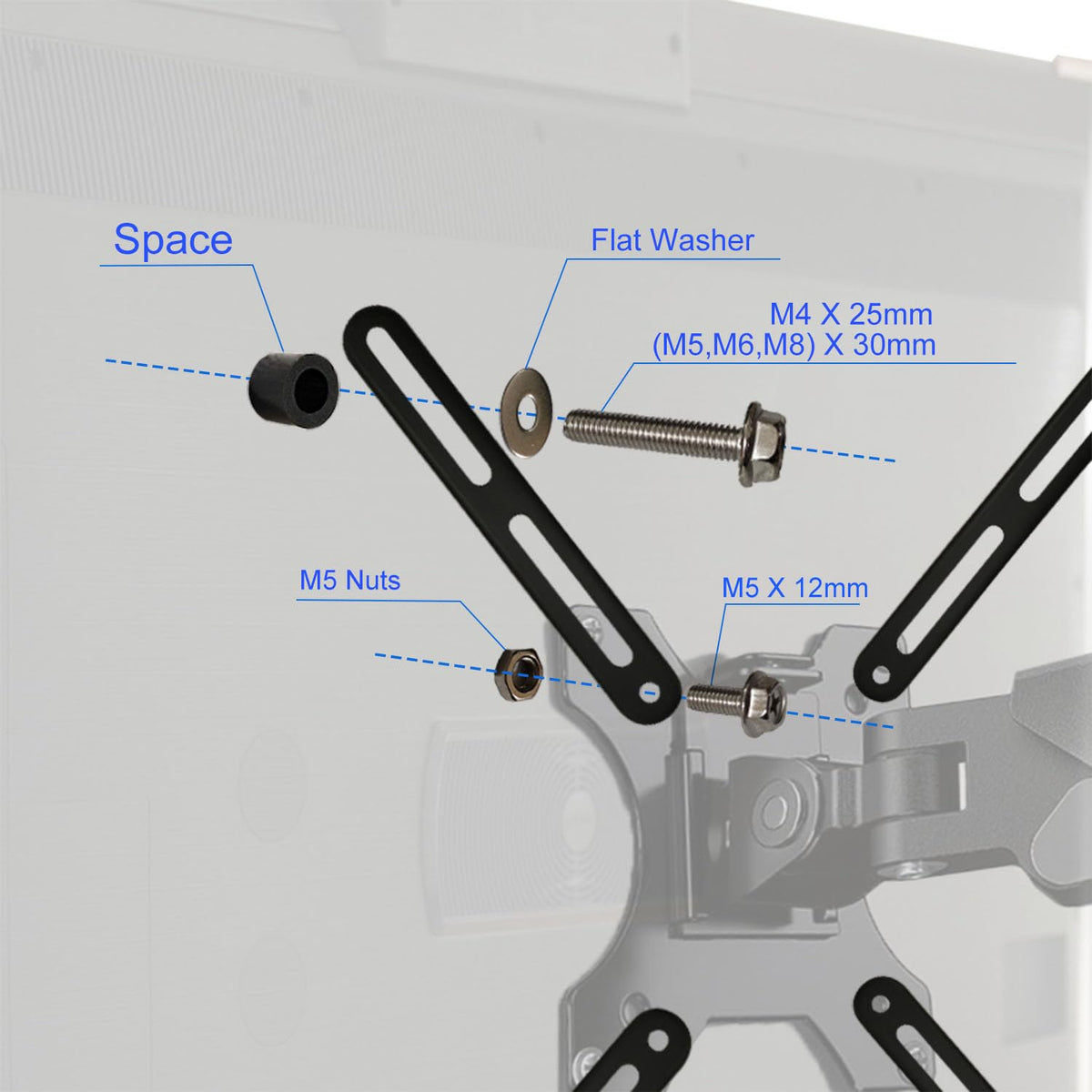 NOBER office wall installation illustrating professional tidy mount benefit