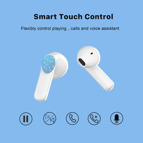 NOBIS earbuds used by commuter for long-playtime convenience