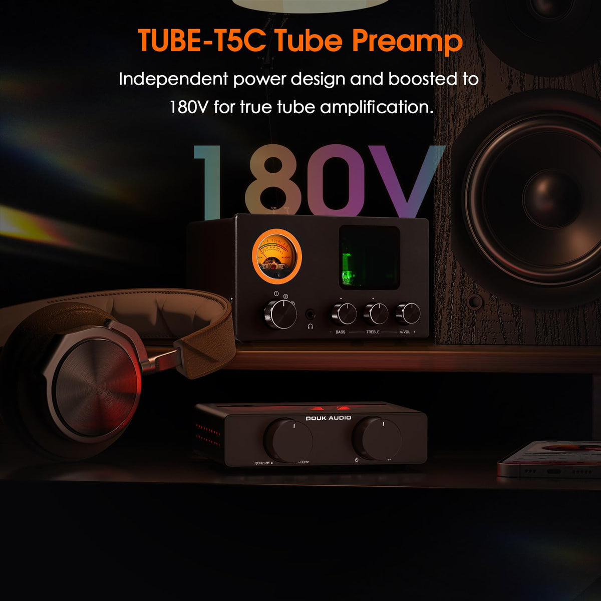 Nobsound Douk Audio 4-way RCA selector keeps devices organized.