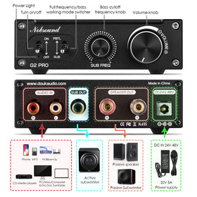 Nobsound G2 PRO internal TPA3255 driver chip detail indicating high power output