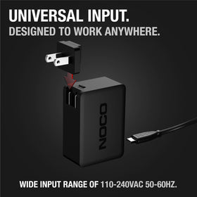 NOCO U65 interchangeable plug adapters for worldwide compatibility