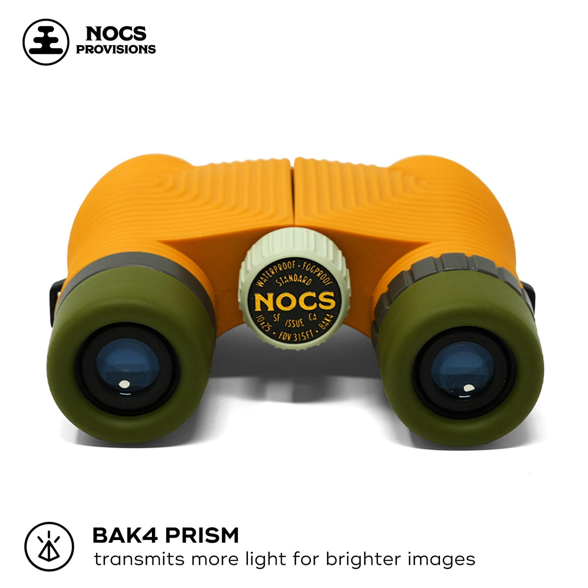 Nocs Provisions 10x25 with fully multi-coated optics for crisp views