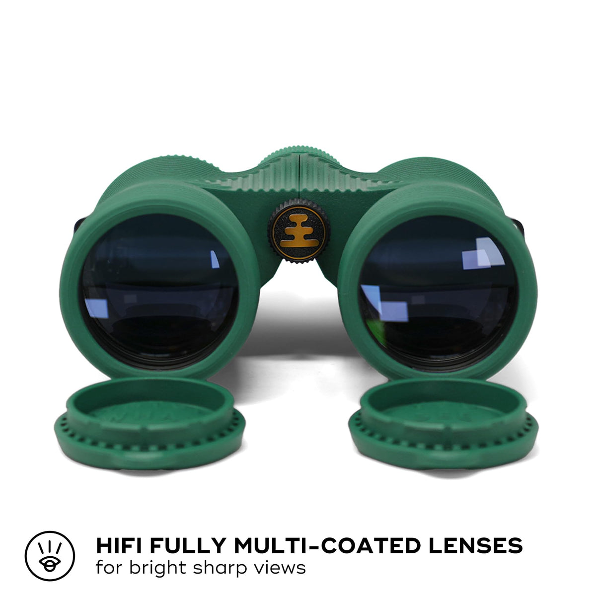Field Issue 8x42 lenses deliver bright, true-to-life color for outdoor scenes.