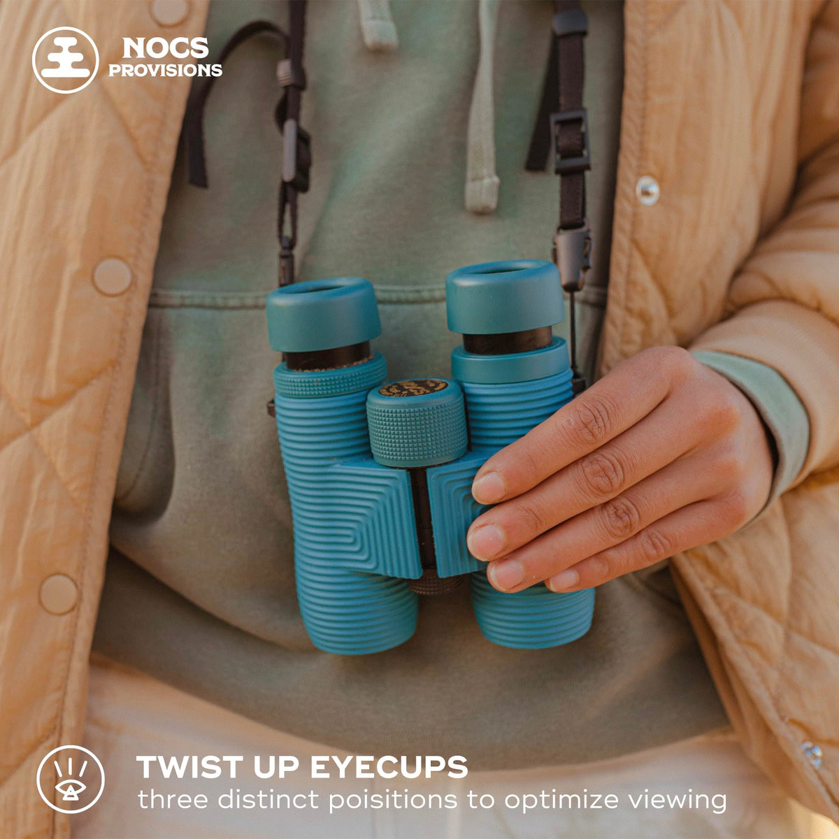 Nocs Provisions Field Issue Rugged Wave Grip for secure handling in rugged conditions