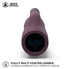 Nocs Provisions Field Tube 10x32 with Bak4 prism for crisp color fidelity.
