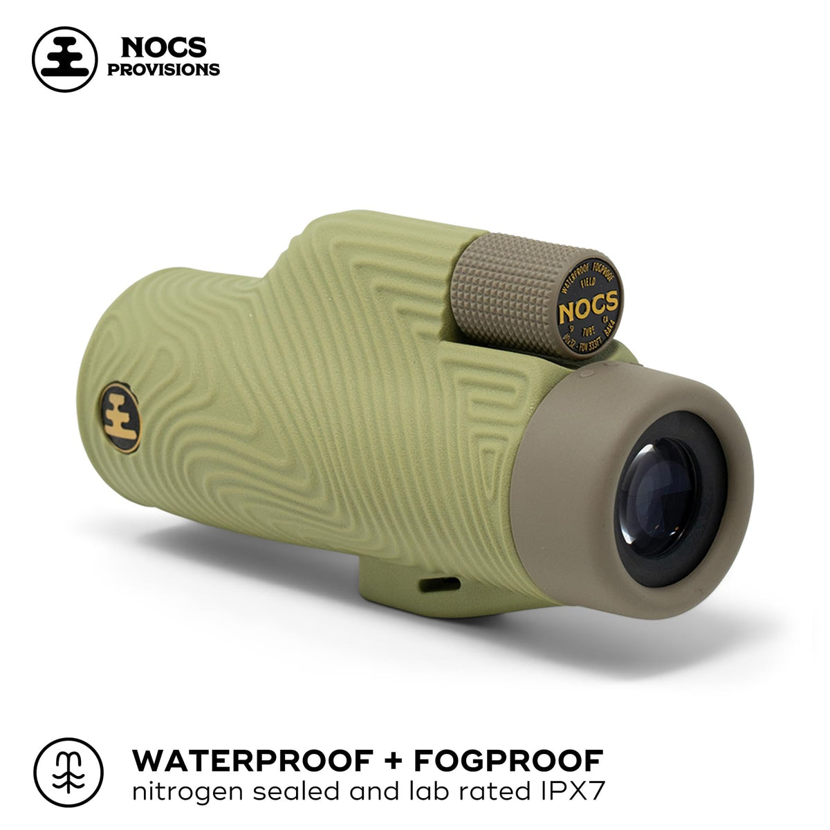 Nocs Provisions Field Tube fully coated optics deliver bright, sharp edge-to-edge view.
