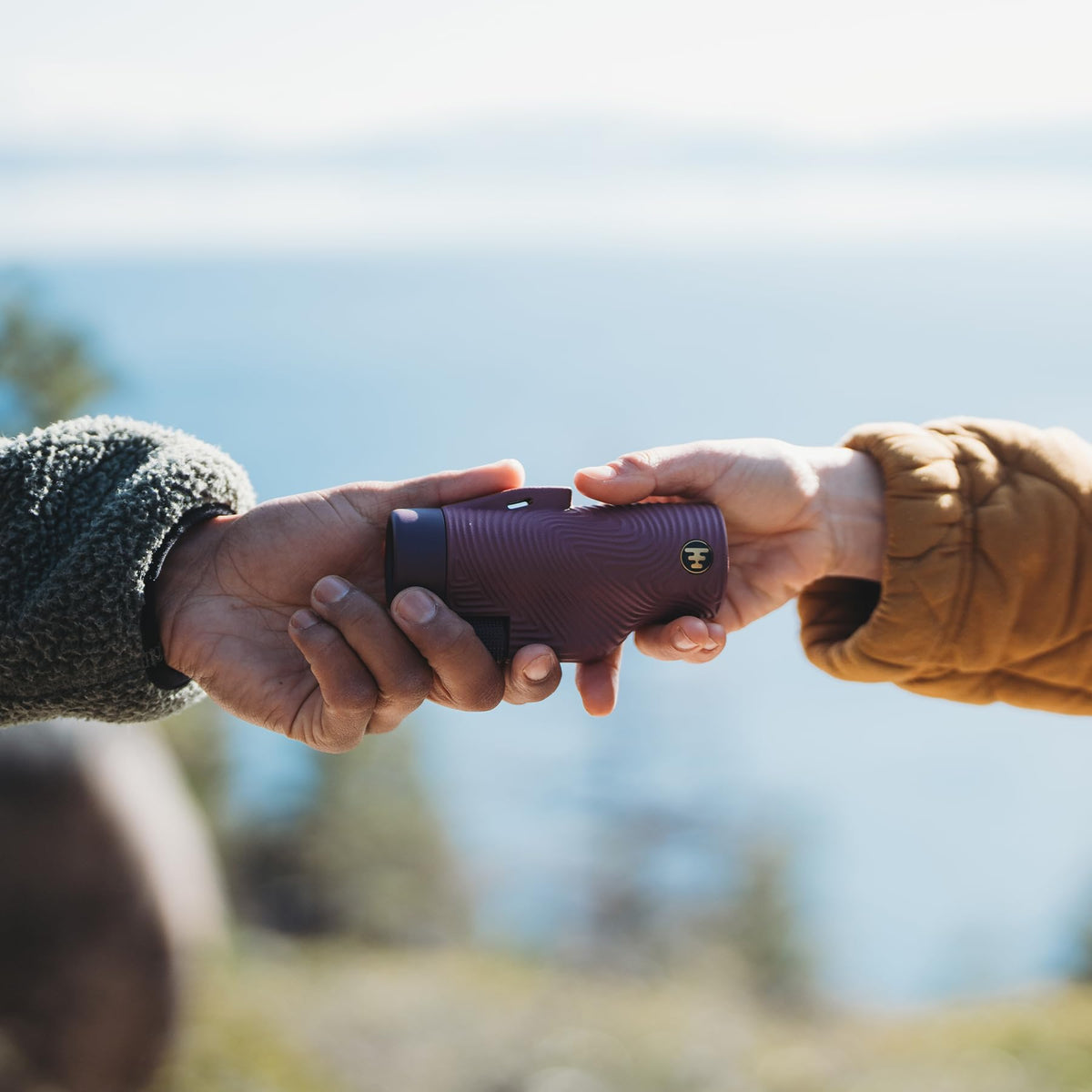 Nocs Provisions Field Tube 10x32 pairs with smartphones for quick photo moments.