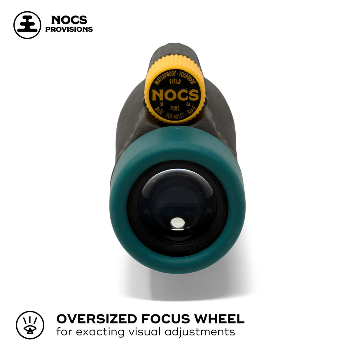 Nocs Provisions Field Tube in-use during wildlife watching, compact and waterproof.