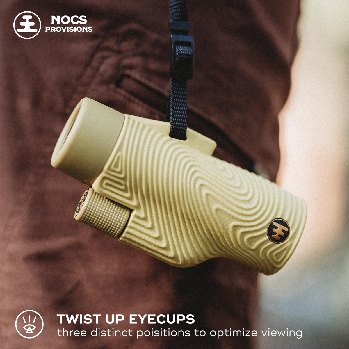 Rugged Wave Grip on the Field Tube ensures a non-slip hold in wet weather