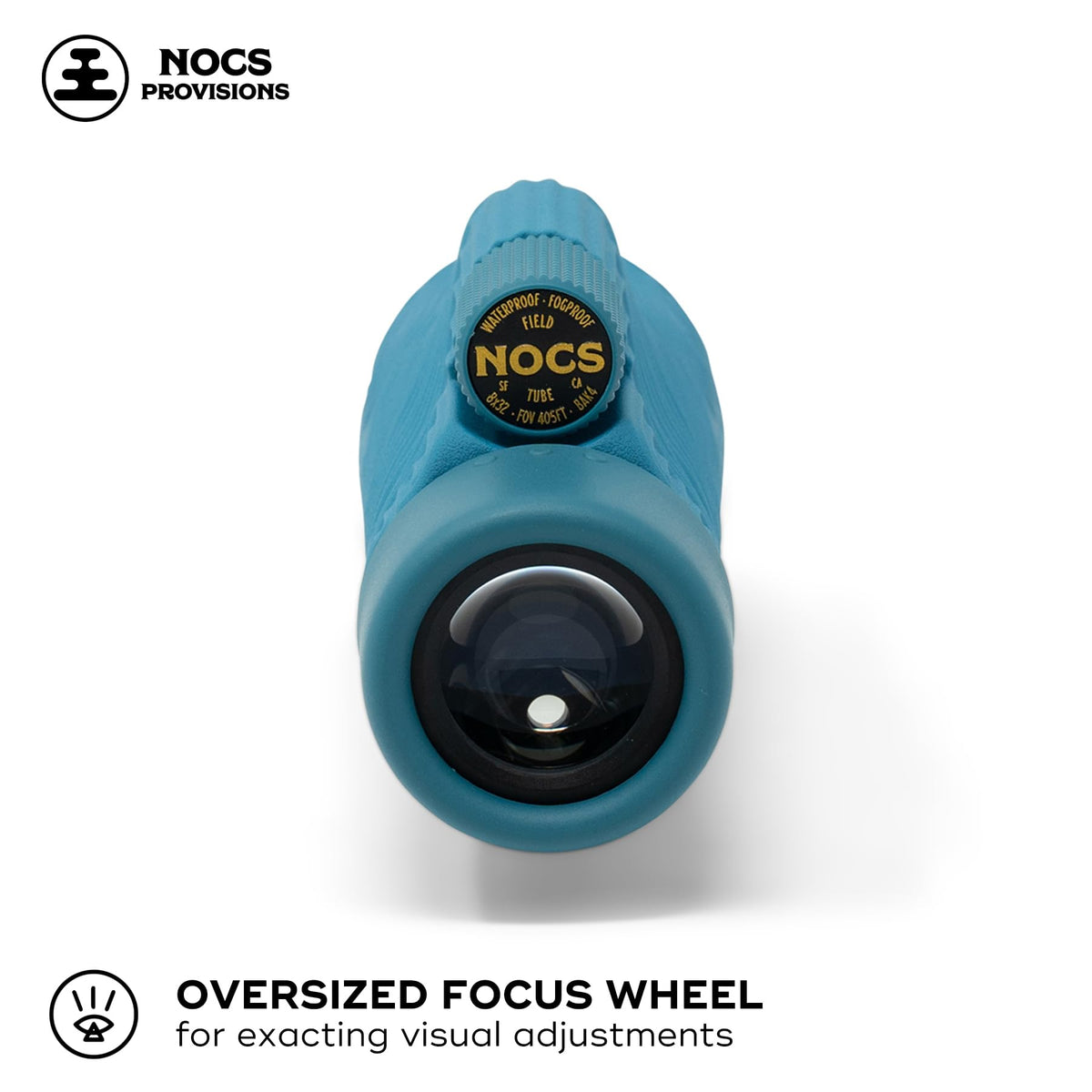 Nocs Provisions Field Tube wide field view enables fast scanning of landscapes and wildlife.