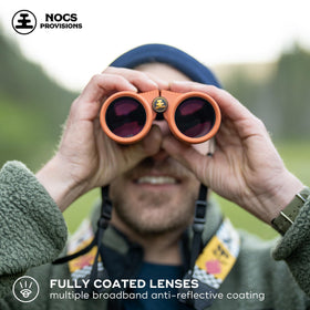 Nocs Provisions Pro Issue 10x42 adjustable eyecups for glasses wearers