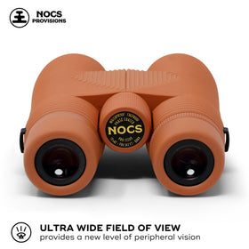 Nocs Provisions Pro Issue 10x42 focus wheel close-up for precise focusing