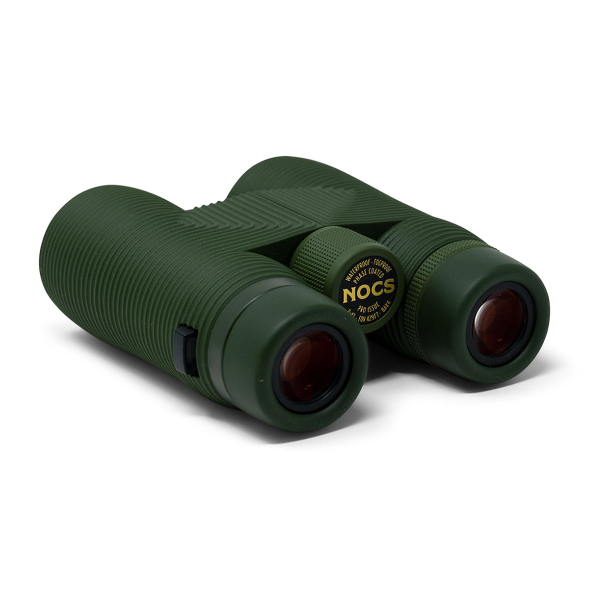 Nocs Provisions Pro Issue 8x42 front view showing compact, rugged design for outdoor use