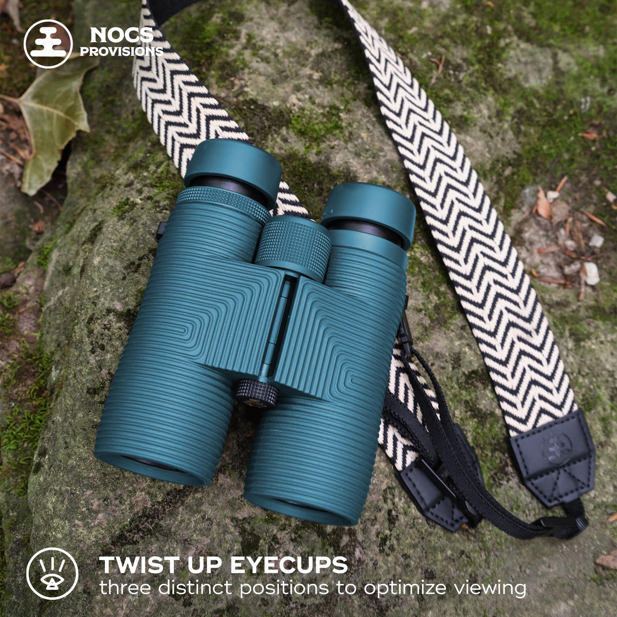 Nocs Provisions Pro Issue 8x42 IPX7 rated construction for rugged environments