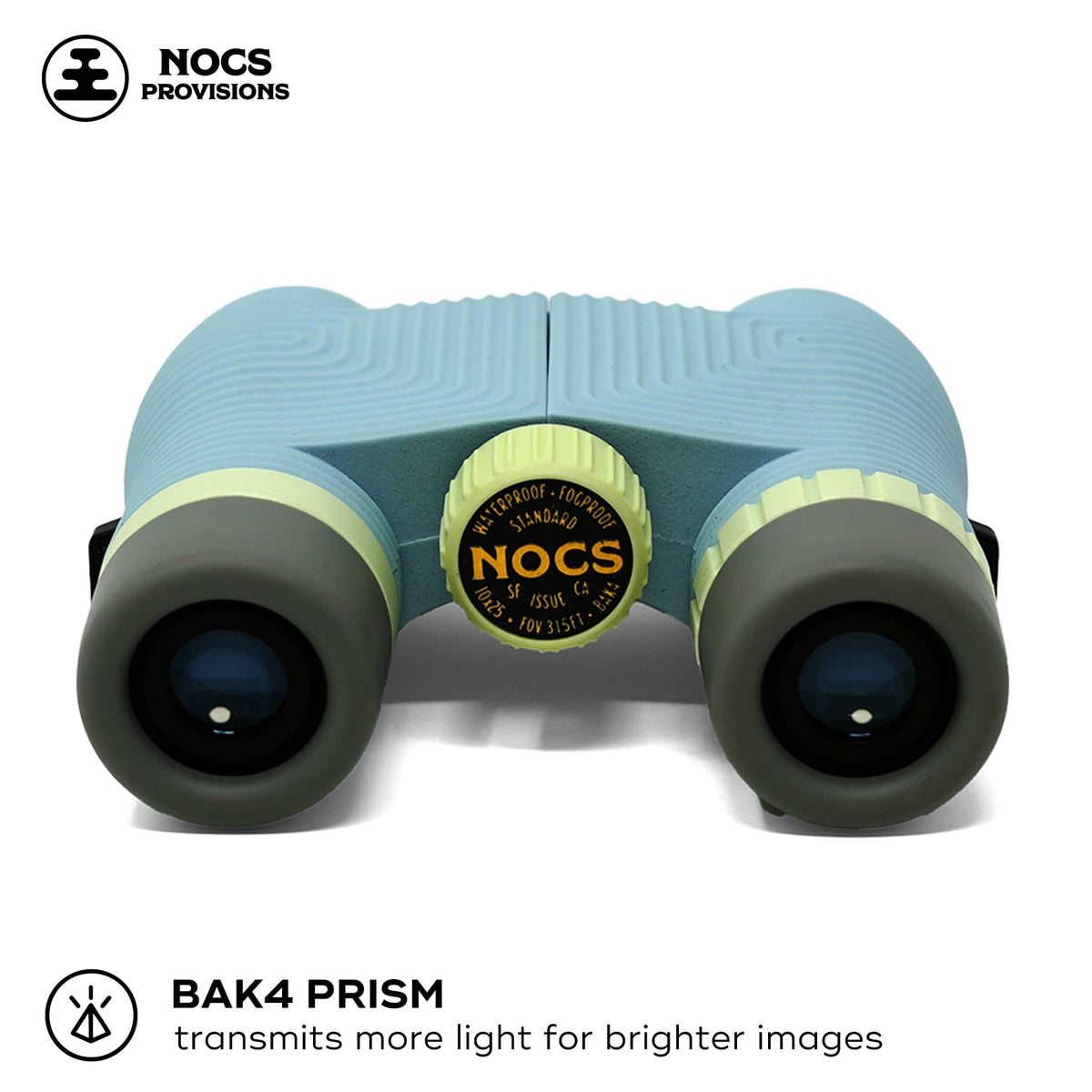 Nocs Provisions Standard Issue 10x25 binoculars Bak4 prism for bright edge-to-edge clarity