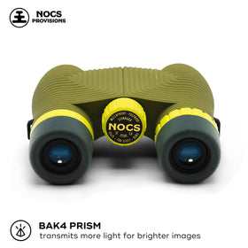 Nocs Provisions binoculars close-up lens, Bak4 prism delivering bright, edge-to-edge clarity.