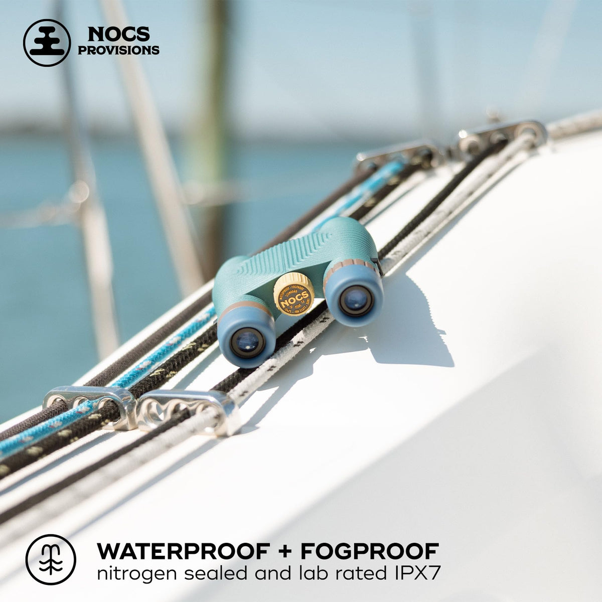 Nocs Provisions binoculars waterproof seal protecting optics underwater