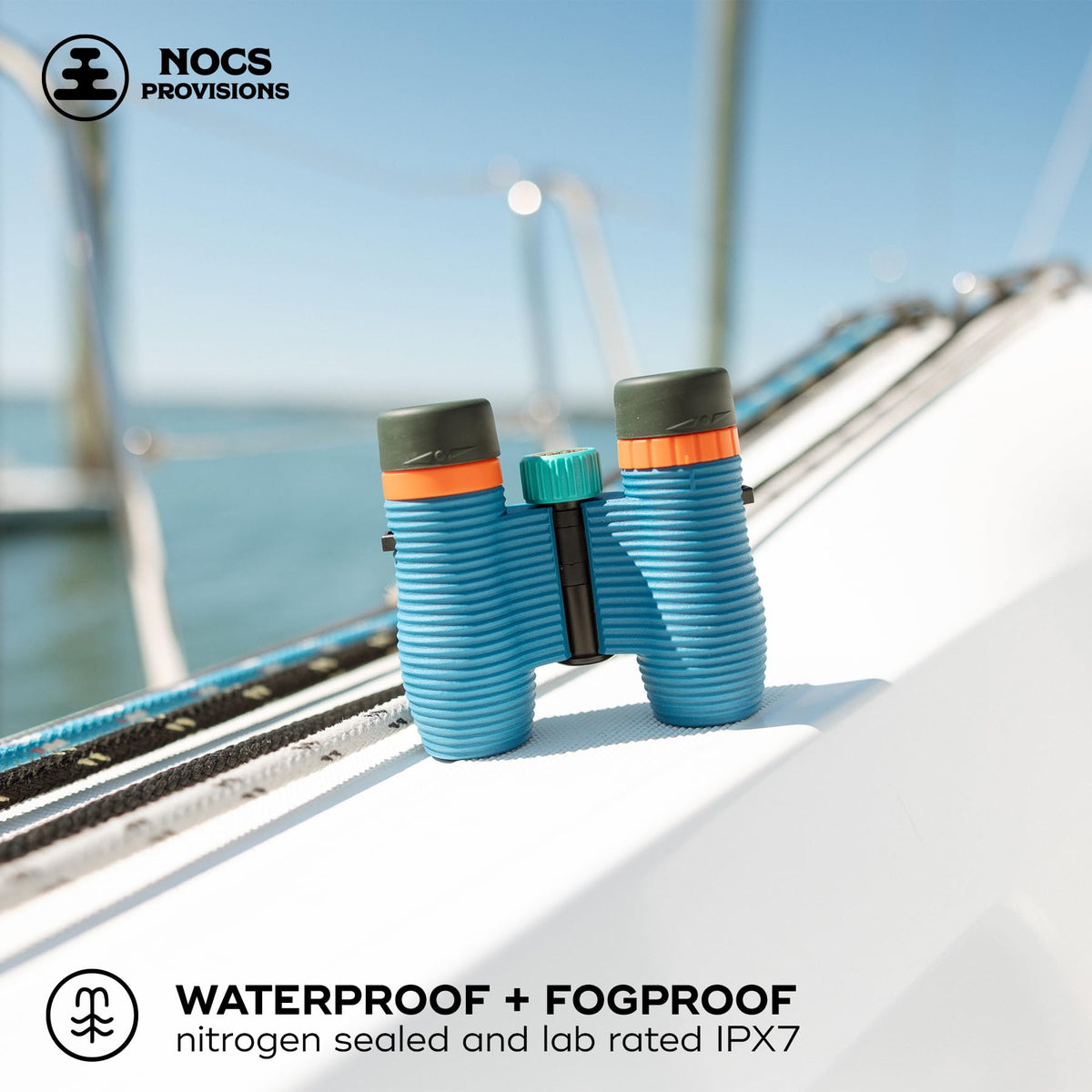 Nocs Provisions 8x25 Bak4 prism close-up reveals bright, sharp views.