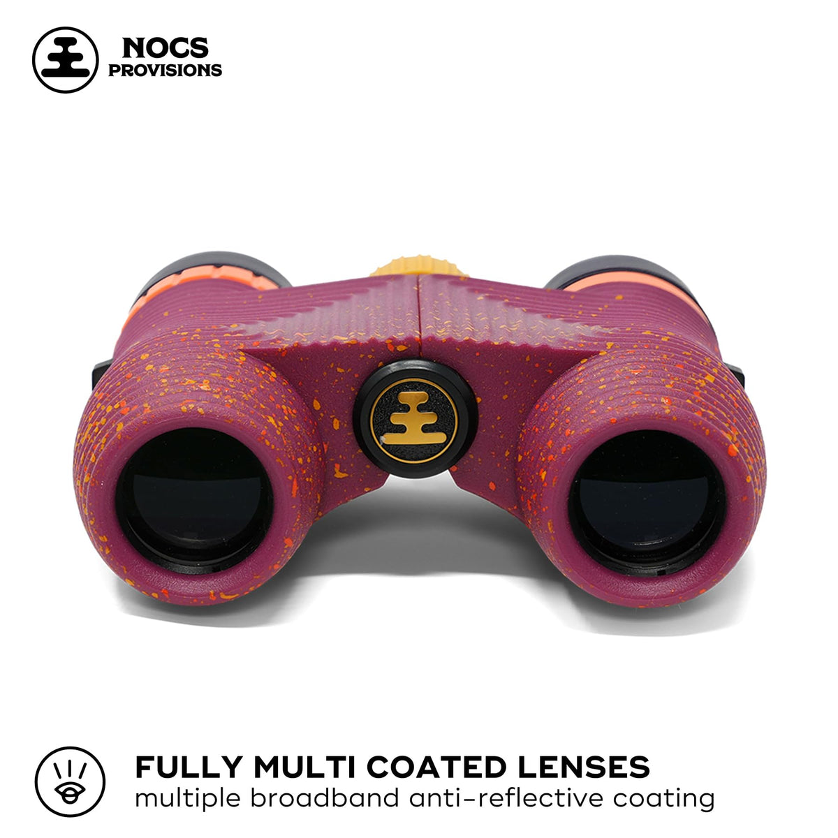 Nocs Provisions 8x25 binoculars with fully multi-coated optics deliver crisp color and clarity.