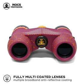 Nocs Provisions 8x25 binoculars with fully multi-coated optics deliver crisp color and clarity.