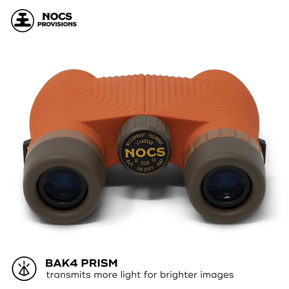 Nocs Provisions Standard Issue 8x25 binoculars waterproof and rugged for outdoor adventures.