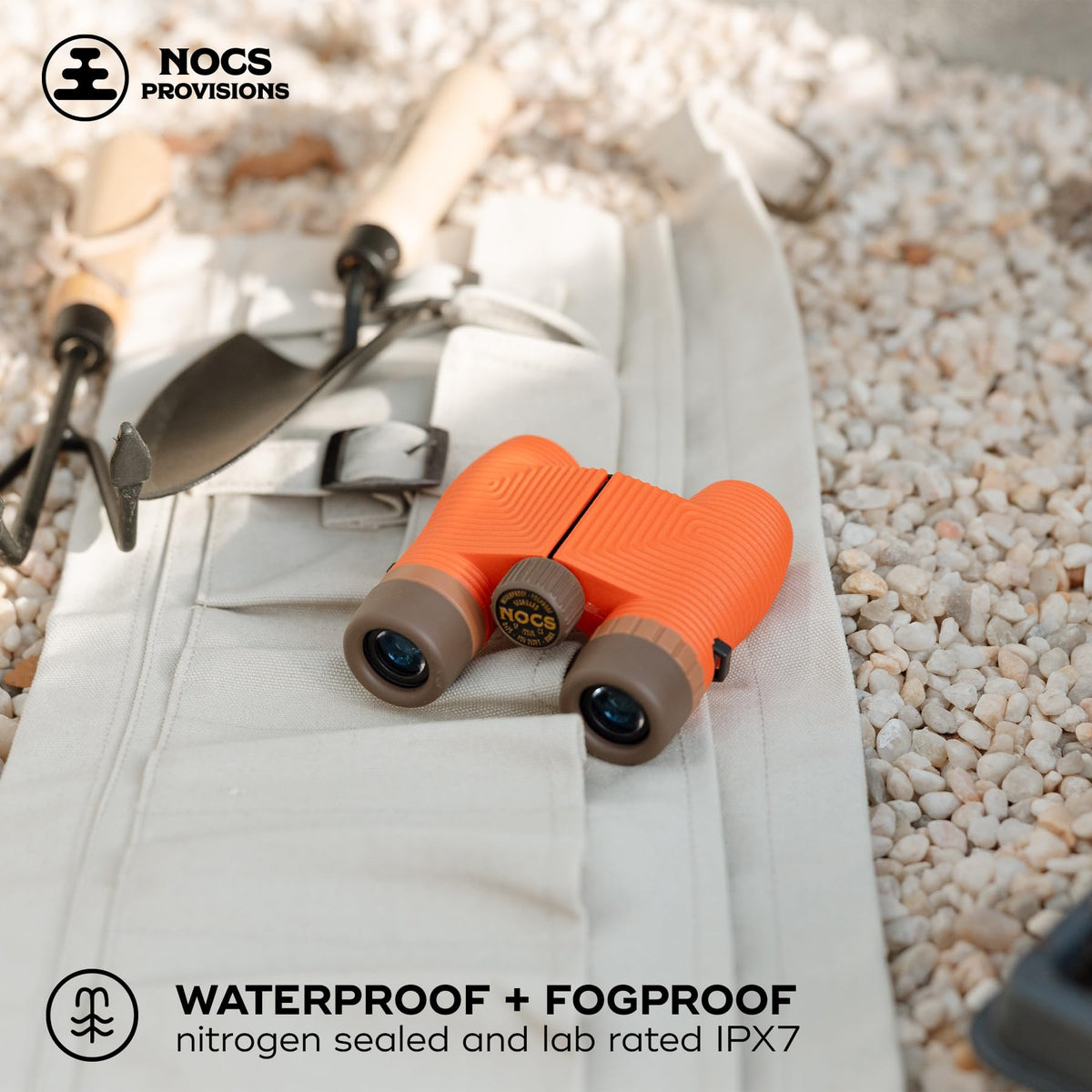 Nocs Provisions Standard Issue binoculars wide view for scanning landscapes.