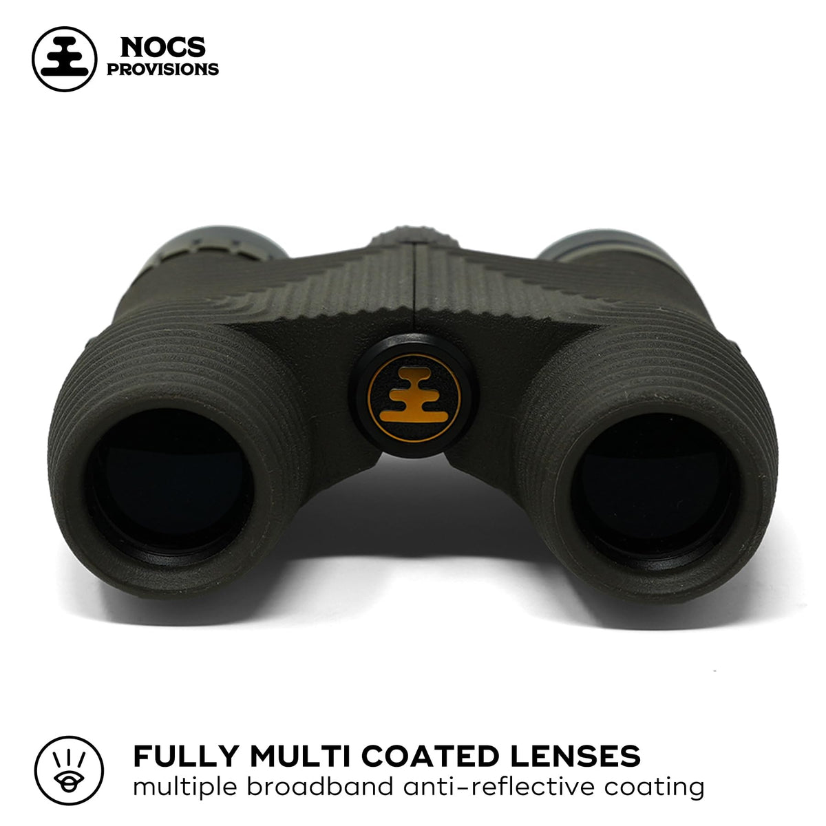 Nocs Provisions Standard Issue 8x25 compact design held for hiking use