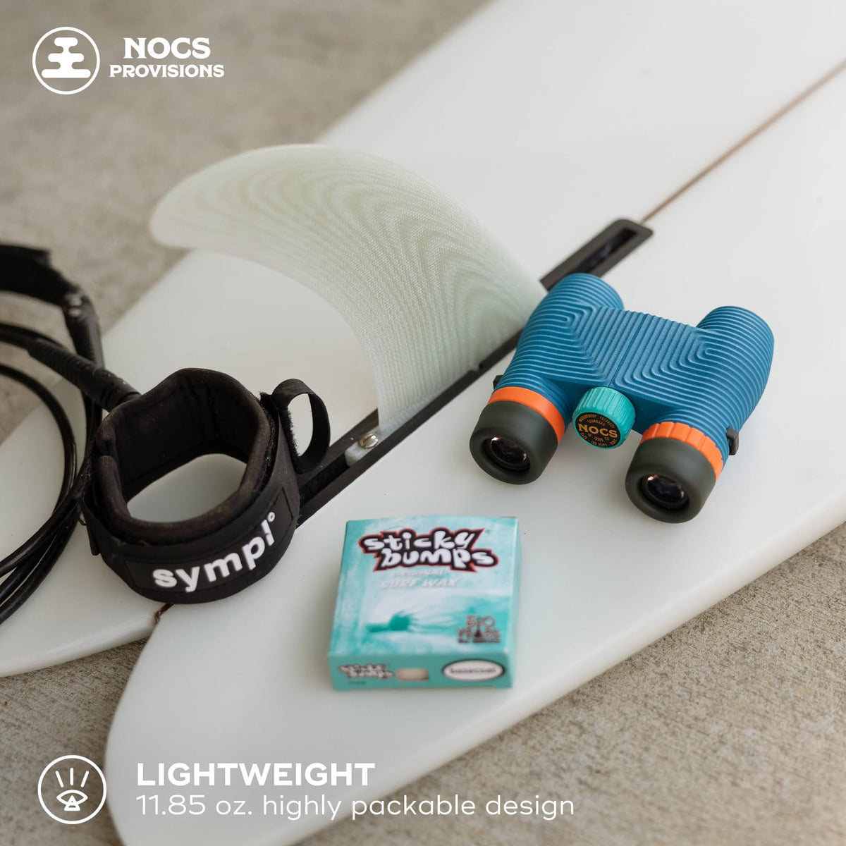 Nocs Provisions 8x25 fully multi-coated lenses deliver edge-to-edge clarity.