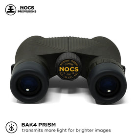 Nocs Provisions Standard Issue 8x25 waterproof housing highlights rugged build