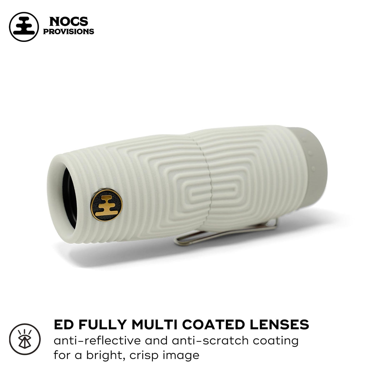 Nocs Provisions Zero Tube waterproof IPX7 design supports viewing in rain.