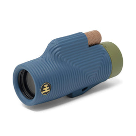 Nocs Provisions Zoom Tube 8x32 close-up of Bak4 prism for bright, edge-to-edge clarity.