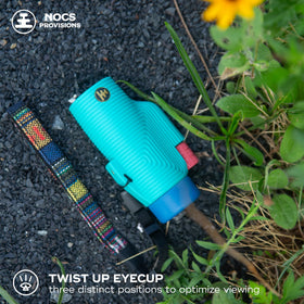 Nocs Provisions Zoom Tube adjustable eyecups for eyeglass wearers