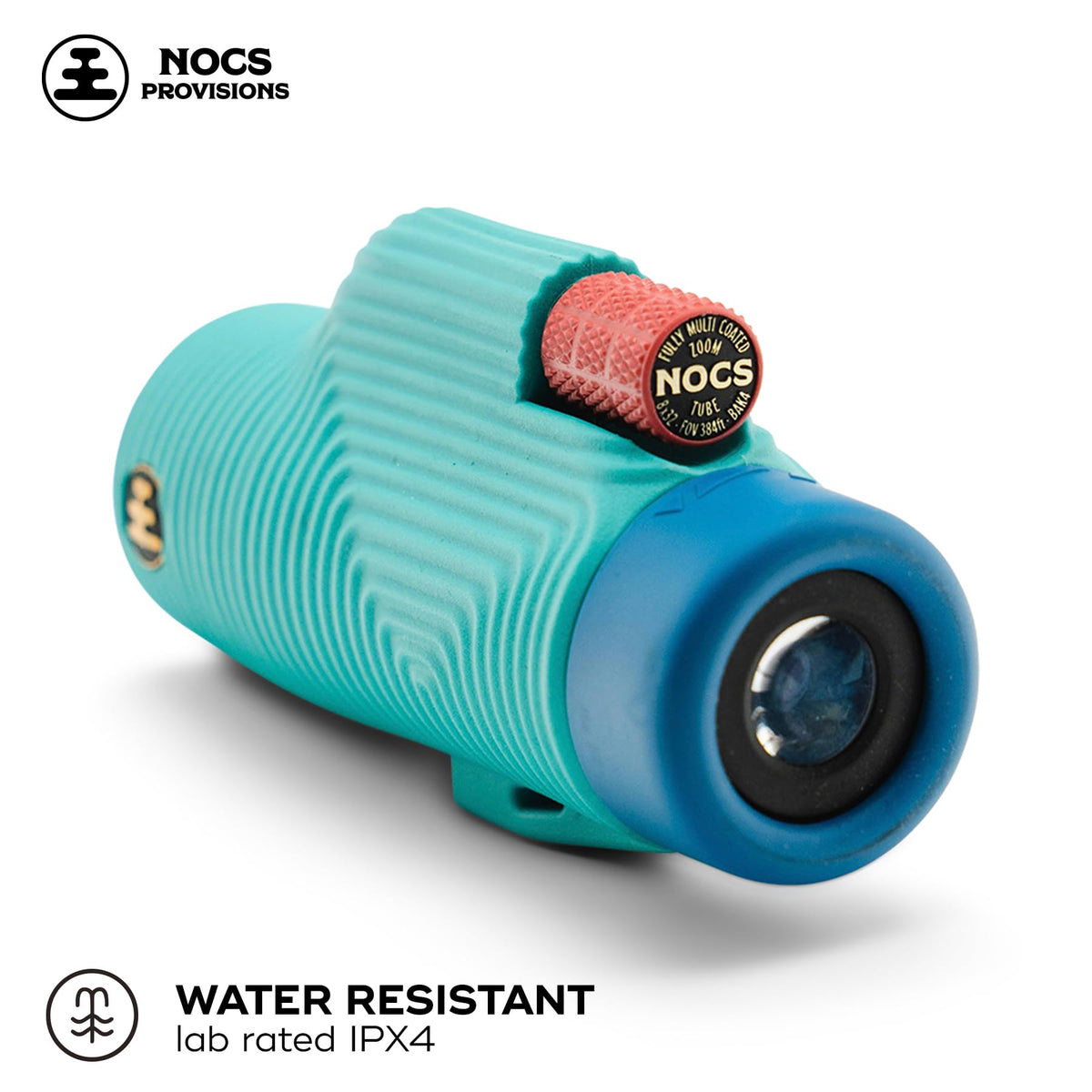 Nocs Provisions Zoom Tube IPX4 water resistance in all weather