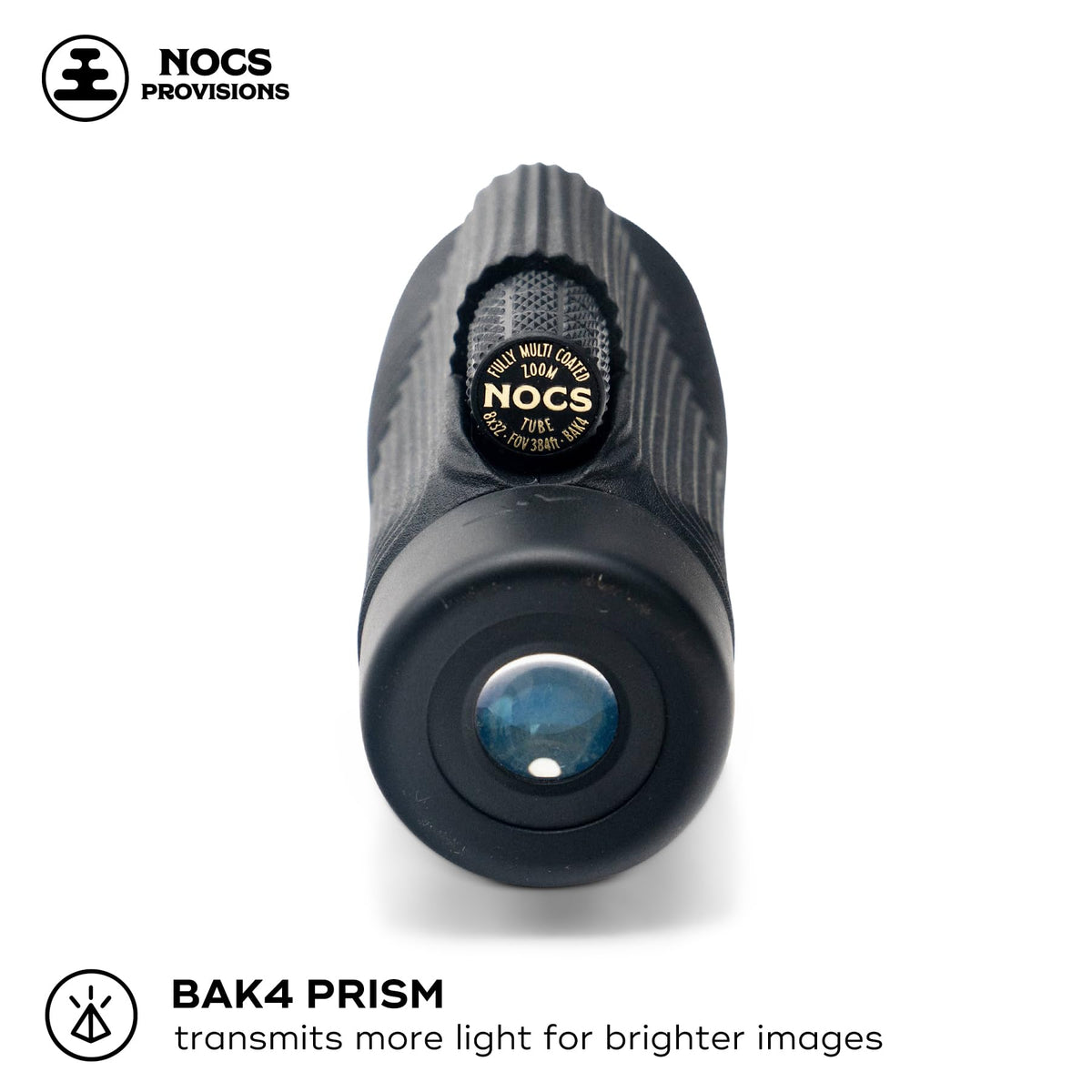 Rugged Wave Grip on the Zoom Tube ensures a steady hold in the field