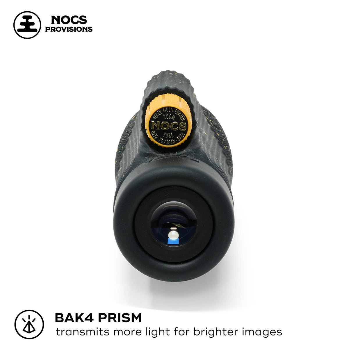 Nocs Provisions Zoom Tube Bak4 prism delivering sharp clarity across the field.