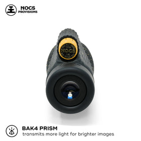 Nocs Provisions Zoom Tube Bak4 prism delivering sharp clarity across the field.