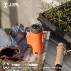 Ergonomic Rugged Wave Grip keeps the Zoom Tube comfortable in hand.