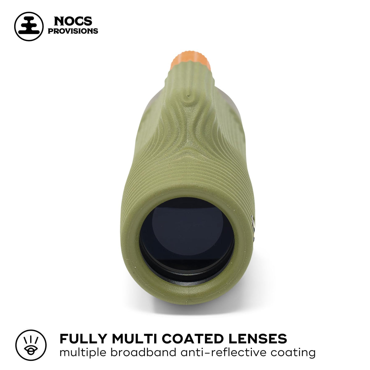 Nocs Provisions Zoom Tube eye cup positions offer comfortable viewing for glasses wearers.