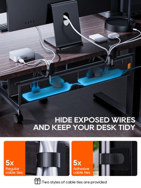 NODOCA open tray holding a power strip and adapters showing organized components benefit