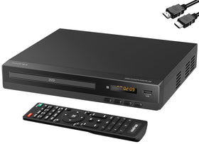 Nodrax FlexaPlay front view showing disc tray and display for easy operation