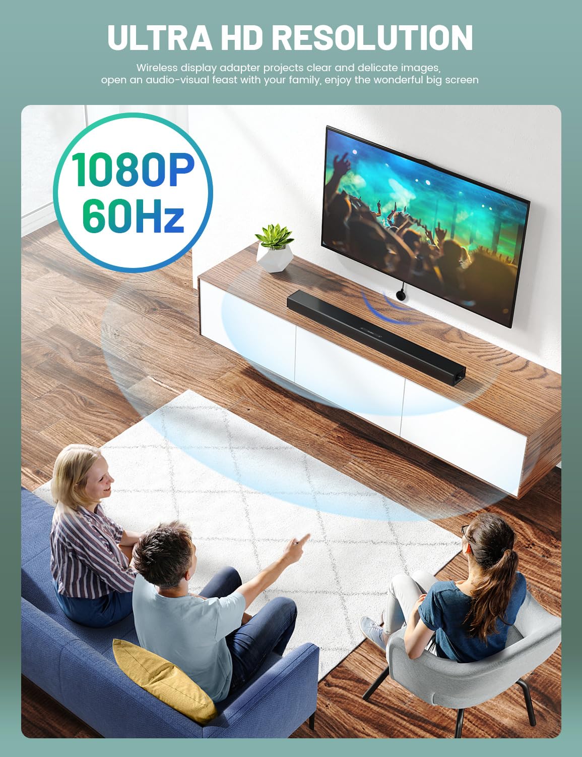 NOHZIO supports AirPlay and Miracast for flexible device pairing.