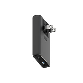 NOMAD front view of 65W slim charger showing ports for fast charging