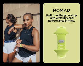 NOMAD Apple Watch Tempo Band Lumen wrist fit range supports 46mm to 42mm sizes