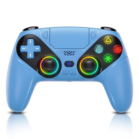 Nonbliep controller front view showing ergonomic layout and improved control