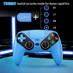 Nonbliep controller in hand near PS5 showing fast wake convenience