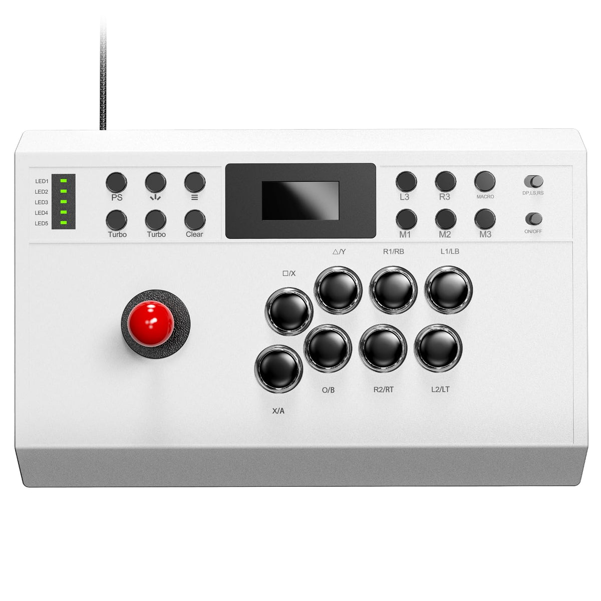 Nonbliep front view showing layout and tournament-ready design for stable control